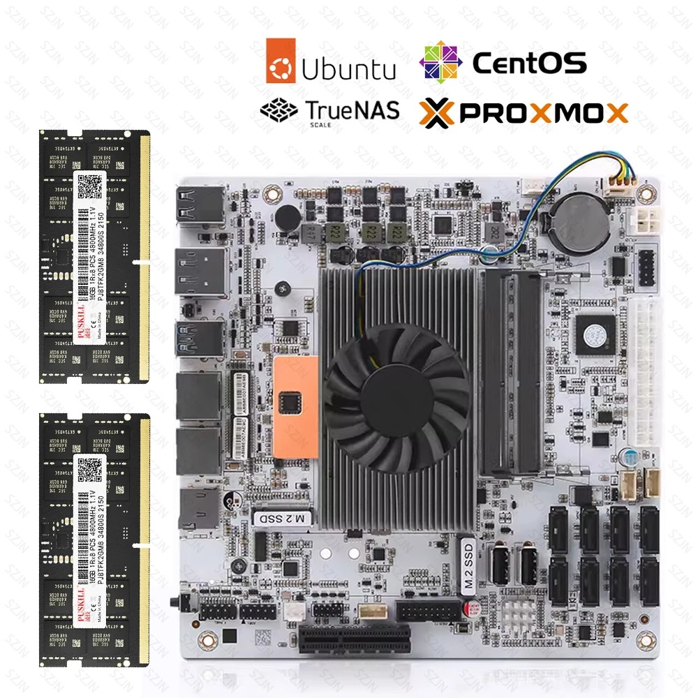 I5-8265U ES NAS マザーボード 8 ベイ NA - Nas Motherboard 8 Sata Mini Itx のレビューと価格