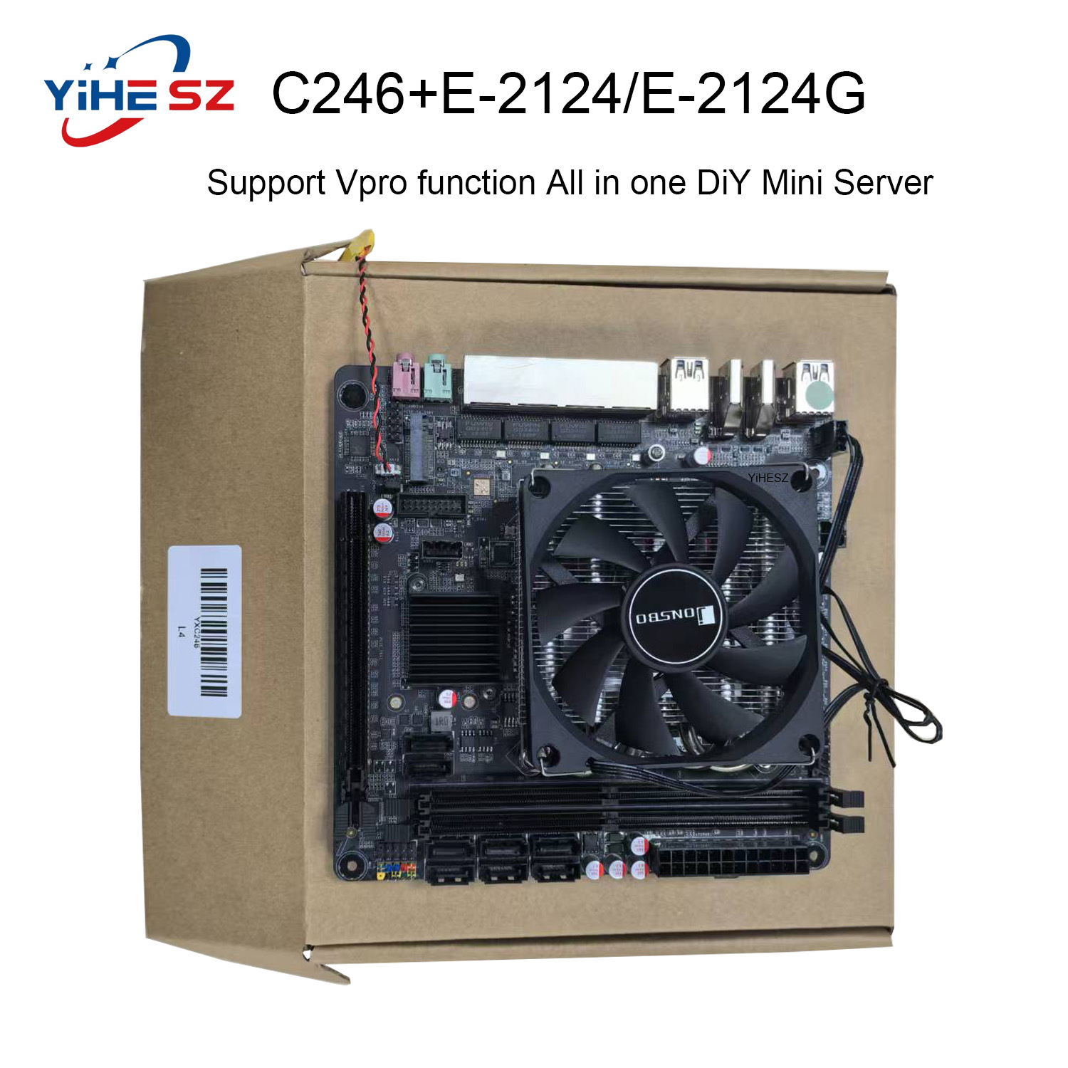 E-2124/2124G C246 Vpro NAS マザー - Nas Motherboard 8 Sata Mini Itx のレビューと価格